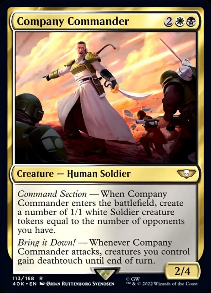 Company Commander [Warhammer 40,000] | The CG Realm