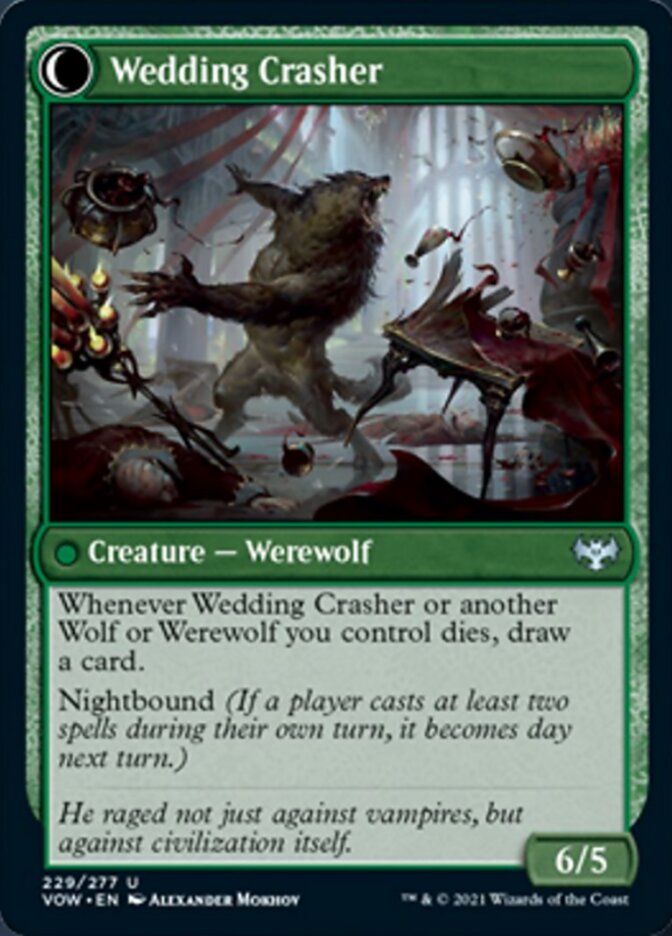 Wolfkin Outcast (VOW-229) - Innistrad: Crimson Vow: (Double Faced Transform)