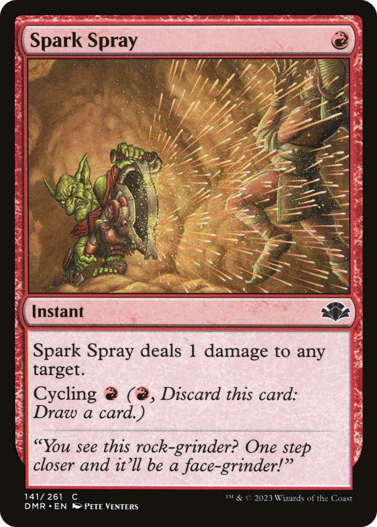 Spark Spray [Dominaria Remastered] | The CG Realm