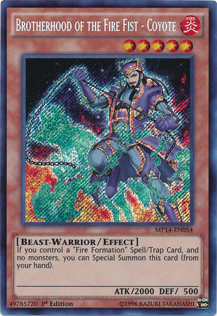 Brotherhood of the Fire Fist - Coyote [MP14-EN054] Secret Rare | The CG Realm