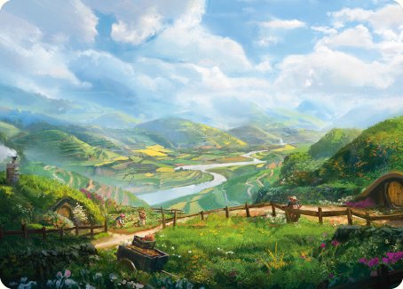 Plains Art Card [The Lord of the Rings: Tales of Middle-earth Art Series] | The CG Realm