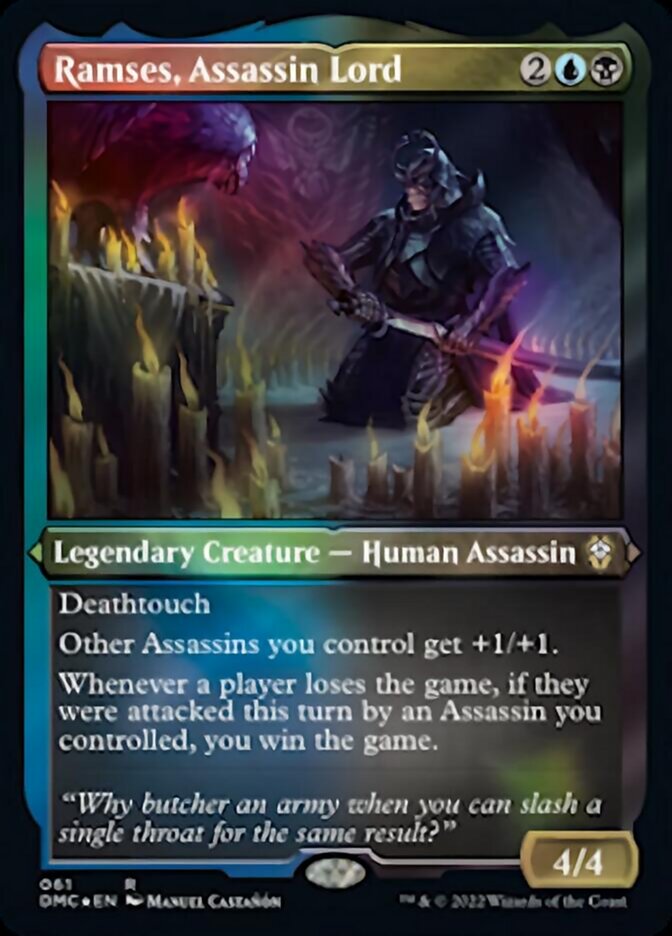 Ramses, Assassin Lord (Foil Etched) [Dominaria United Commander] | The CG Realm