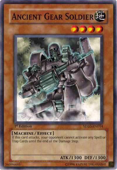 Ancient Gear Soldier [SD10-EN014] Common | The CG Realm