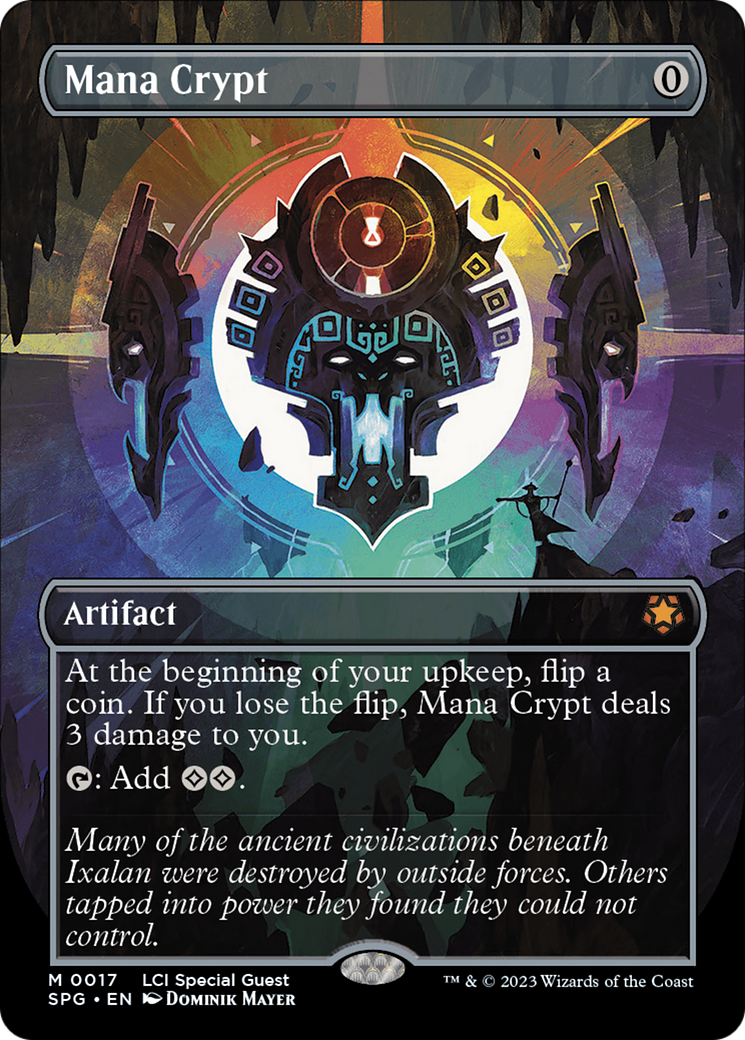 Mana Crypt (Borderless) [The Lost Caverns of Ixalan Special Guests] | The CG Realm