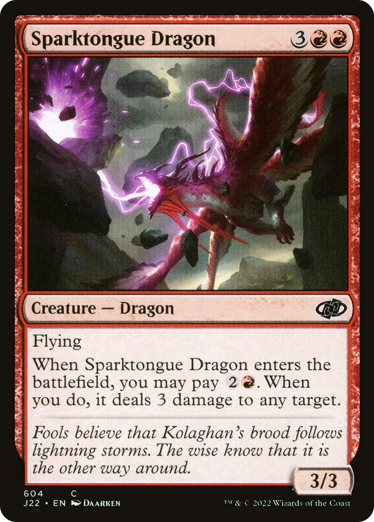 Sparktongue Dragon [Jumpstart 2022] | The CG Realm