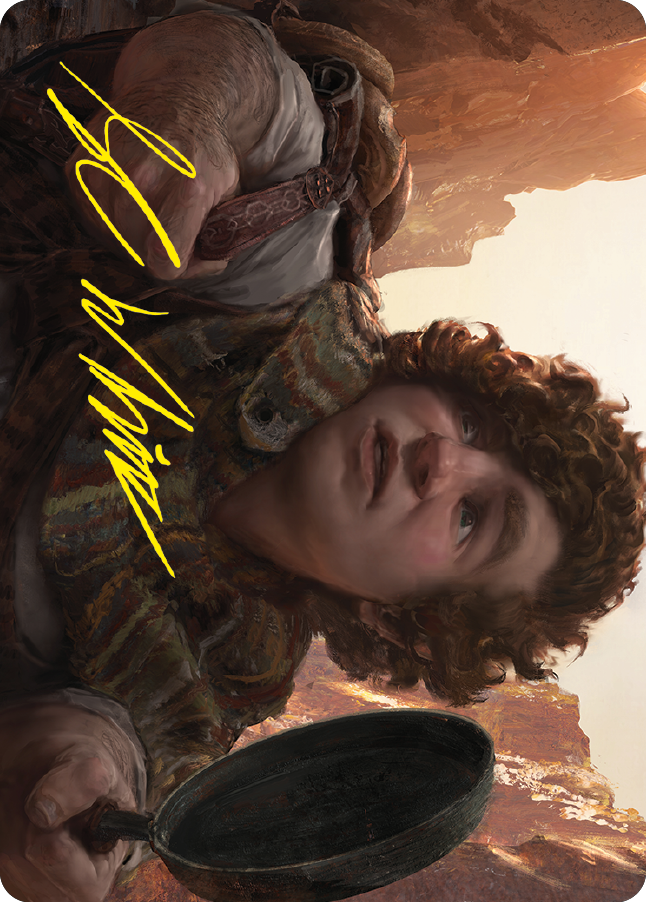 Sam, Loyal Attendant Art Card (Gold-Stamped Signature) [The Lord of the Rings: Tales of Middle-earth Art Series] | The CG Realm