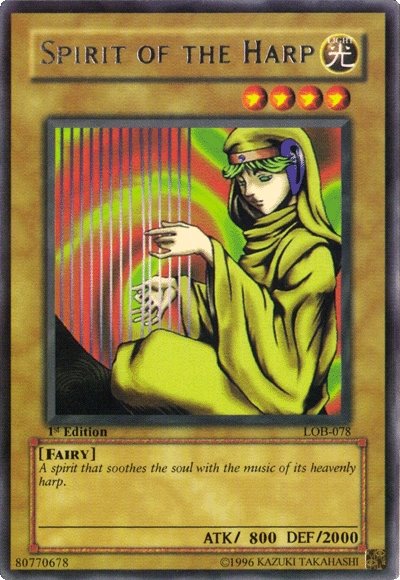 Spirit of the Harp [LOB-078] Rare | The CG Realm