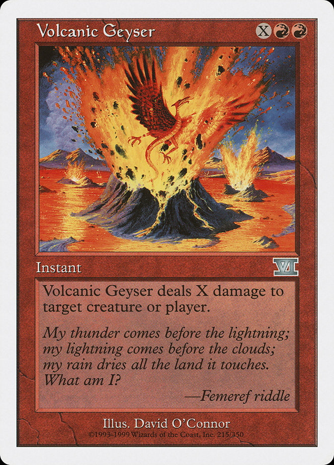 Volcanic Geyser [Classic Sixth Edition] | The CG Realm