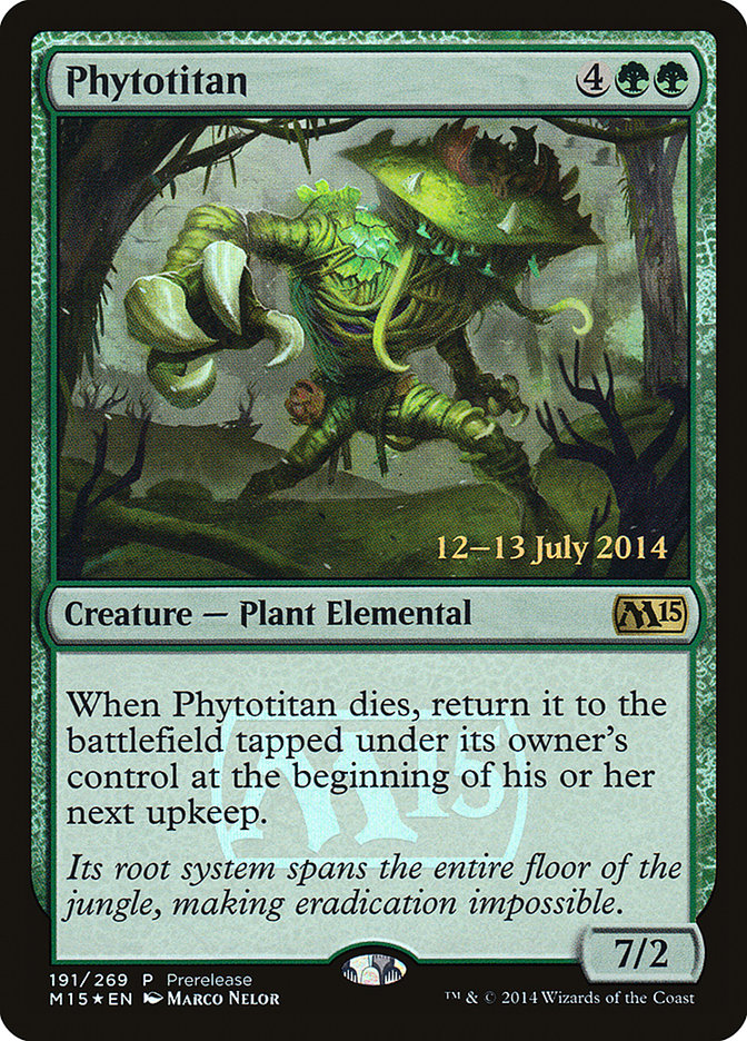 Phytotitan [Magic 2015 Prerelease Promos] | The CG Realm