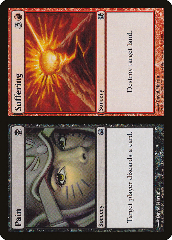 Pain // Suffering [Duel Decks: Ajani vs. Nicol Bolas] | The CG Realm
