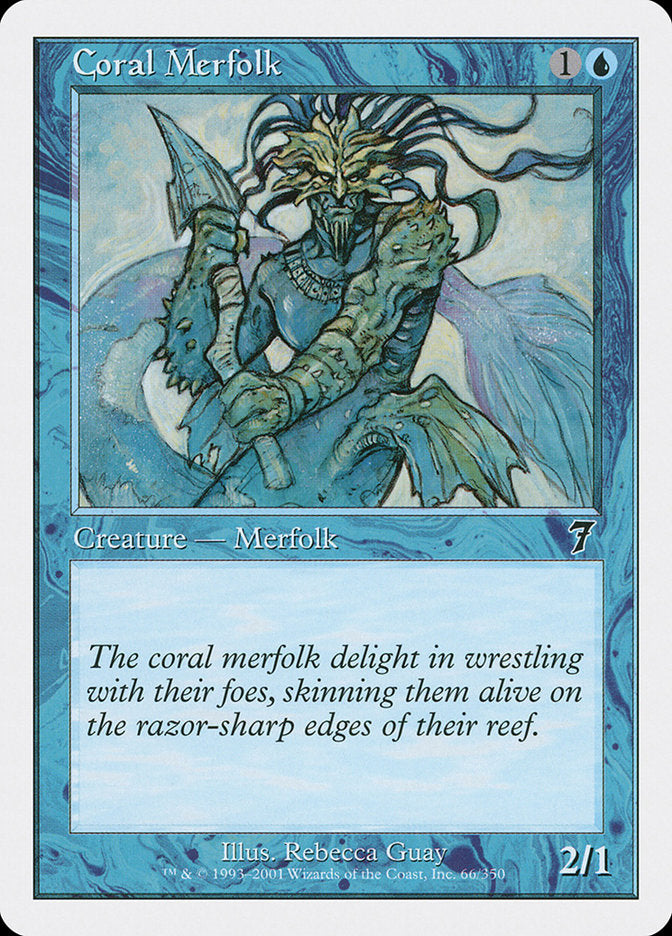 Coral Merfolk [Seventh Edition] | The CG Realm
