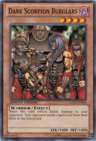 Dark Scorpion Burglars [GLD5-EN004] Common | The CG Realm