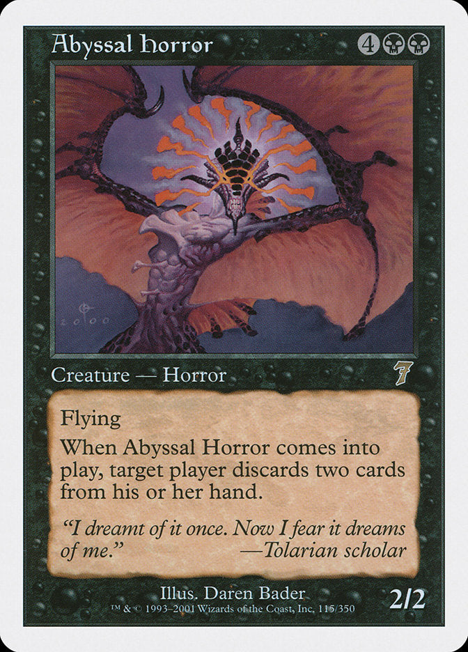 Abyssal Horror [Seventh Edition] | The CG Realm