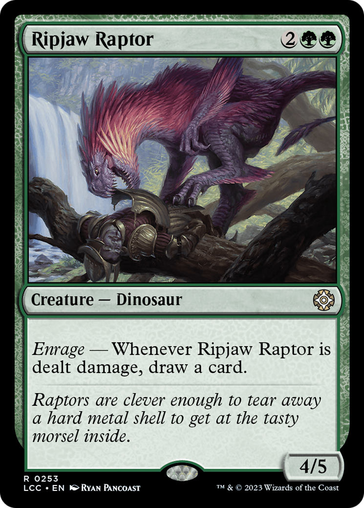 Ripjaw Raptor [The Lost Caverns of Ixalan Commander] | The CG Realm