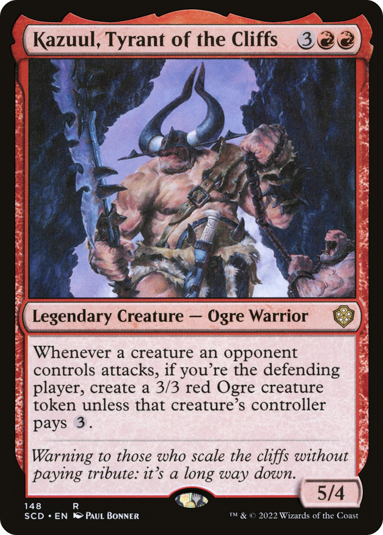 Kazuul, Tyrant of the Cliffs [Starter Commander Decks] | The CG Realm