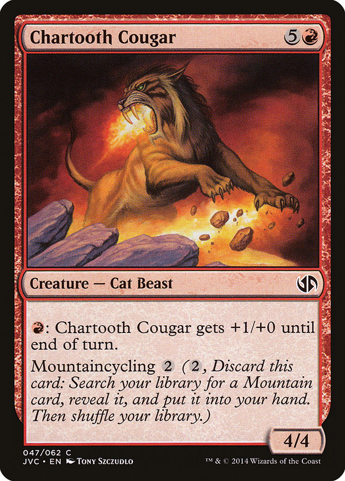 Chartooth Cougar [Duel Decks Anthology] | The CG Realm