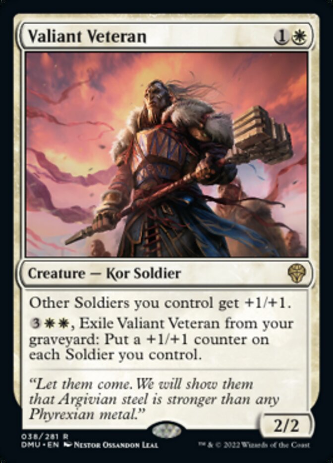 Valiant Veteran [Dominaria United] | The CG Realm