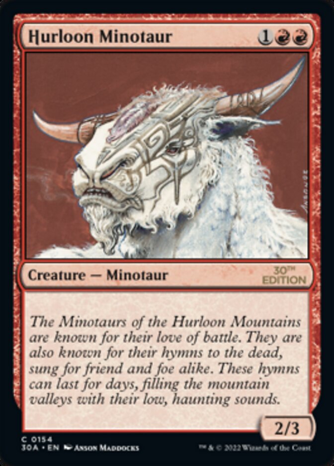 Hurloon Minotaur [30th Anniversary Edition] | The CG Realm