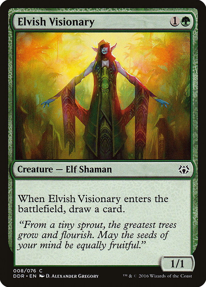 Elvish Visionary [Duel Decks: Nissa vs. Ob Nixilis] | The CG Realm