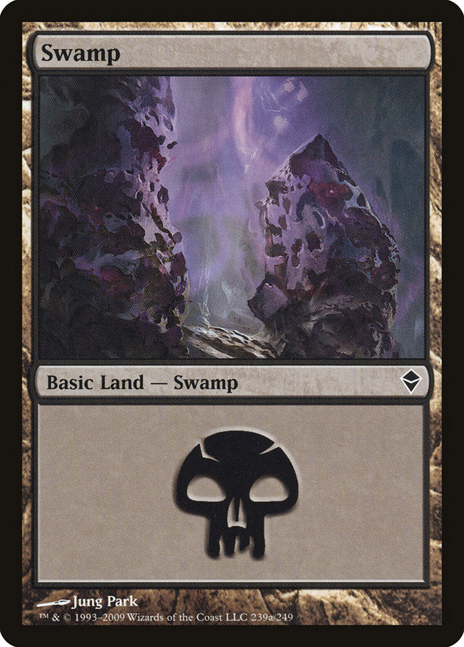 Swamp (239a) [Zendikar] | The CG Realm