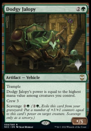 Dodgy Jalopy (Promo Pack) [Streets of New Capenna Commander Promos] | The CG Realm