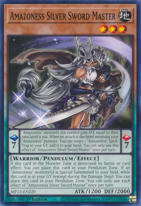 Amazoness Silver Sword Master [MP23-EN220] Common | The CG Realm