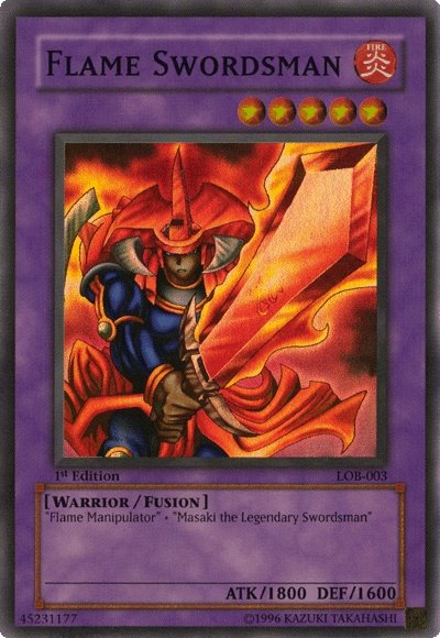 Flame Swordsman [LOB-003] Super Rare | The CG Realm