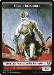 Treasure // Zombie Berserker Double-Sided Token [Kaldheim Tokens] | The CG Realm