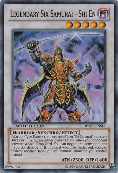 Legendary Six Samurai - Shi En [RYMP-ENSE1] Super Rare | The CG Realm