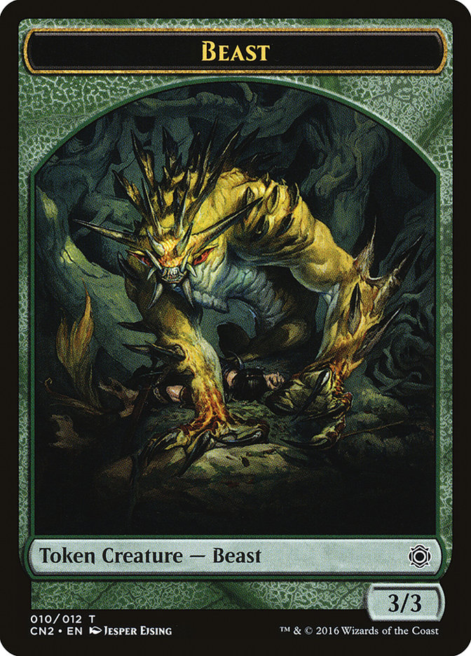 Beast Token [Conspiracy: Take the Crown Tokens] | The CG Realm