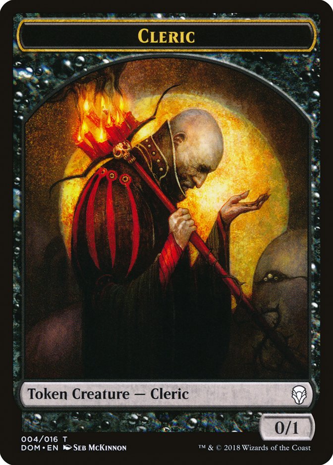 Cleric Token [Dominaria Tokens] | The CG Realm