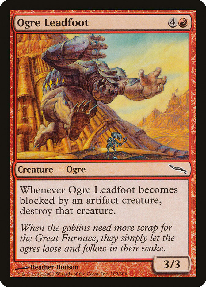 Ogre Leadfoot [Mirrodin] | The CG Realm