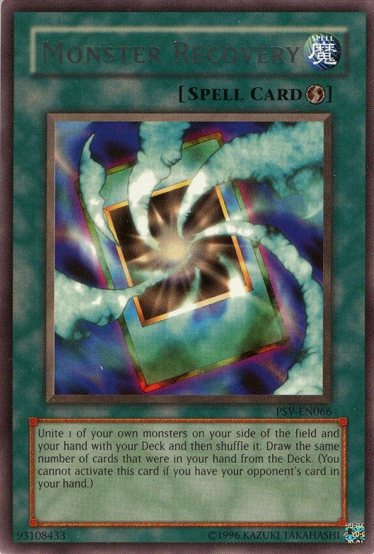 Monster Recovery [PSV-EN066] Rare | The CG Realm