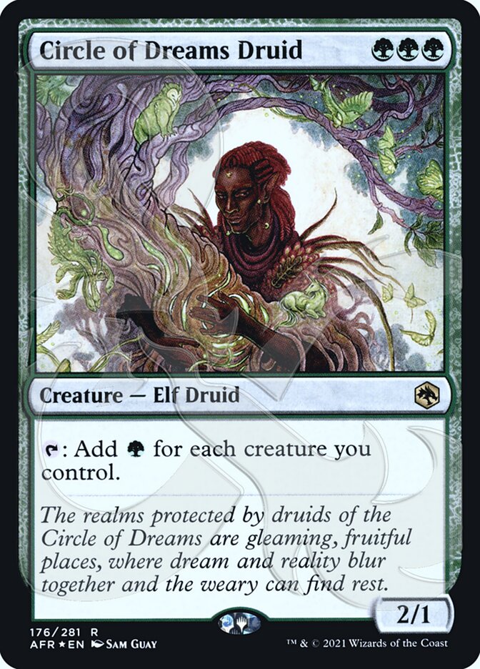 Circle of Dreams Druid (Ampersand Promo) [Dungeons & Dragons: Adventures in the Forgotten Realms Promos] | The CG Realm