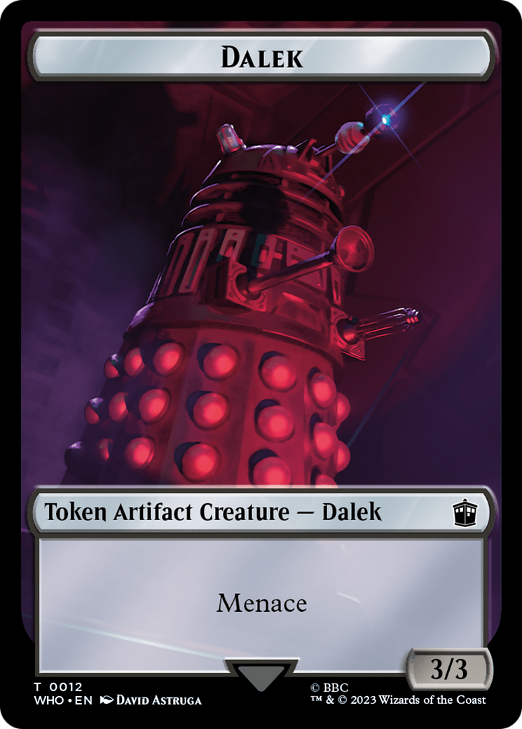 Dalek // Treasure (0031) Double-Sided Token [Doctor Who Tokens] | The CG Realm
