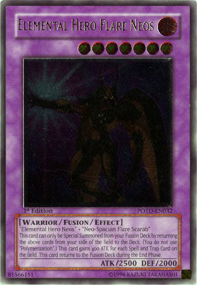 Elemental Hero Flare Neos [POTD-EN032] Ultimate Rare | The CG Realm