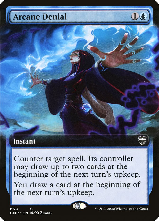 Arcane Denial (Extended Art) [Commander Legends] | The CG Realm