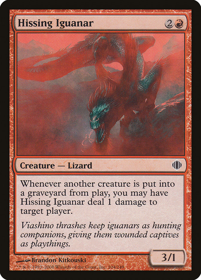 Hissing Iguanar [Shards of Alara] | The CG Realm