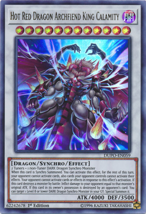 Hot Red Dragon Archfiend King Calamity [DUPO-EN059] Ultra Rare | The CG Realm