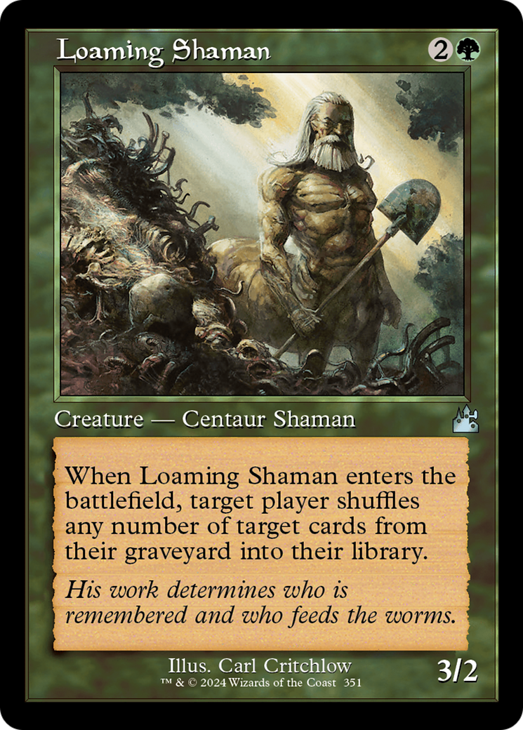 Loaming Shaman (Retro Frame) [Ravnica Remastered] | The CG Realm