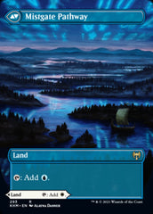 Hengegate Pathway // Mistgate Pathway (Borderless Alternate Art) [Kaldheim] | The CG Realm