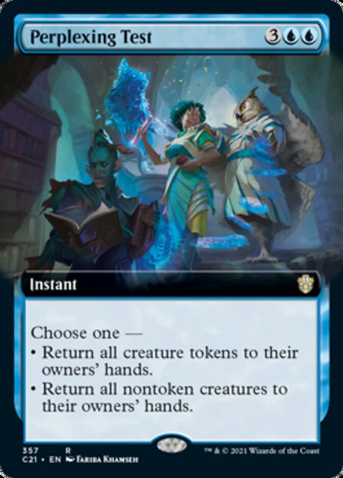 Perplexing Test (Extended Art) [Commander 2021] | The CG Realm