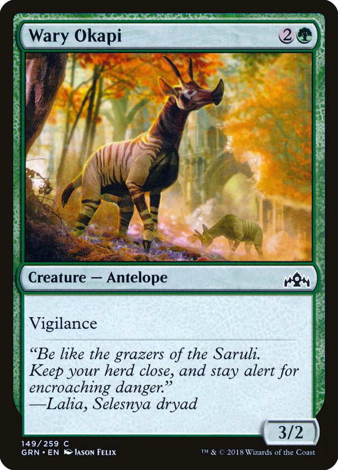 Wary Okapi [Guilds of Ravnica] | The CG Realm