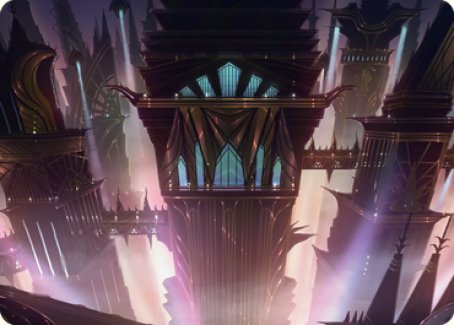 Skybridge Towers Art Card [Streets of New Capenna Art Series] | The CG Realm