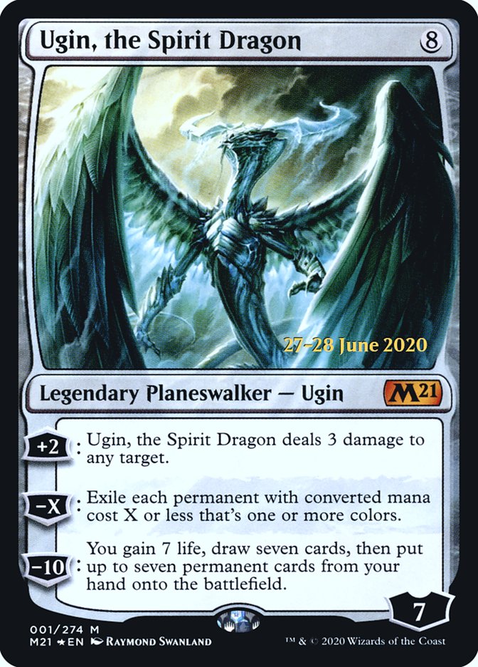 Ugin, the Spirit Dragon [Core Set 2021 Prerelease Promos] | The CG Realm