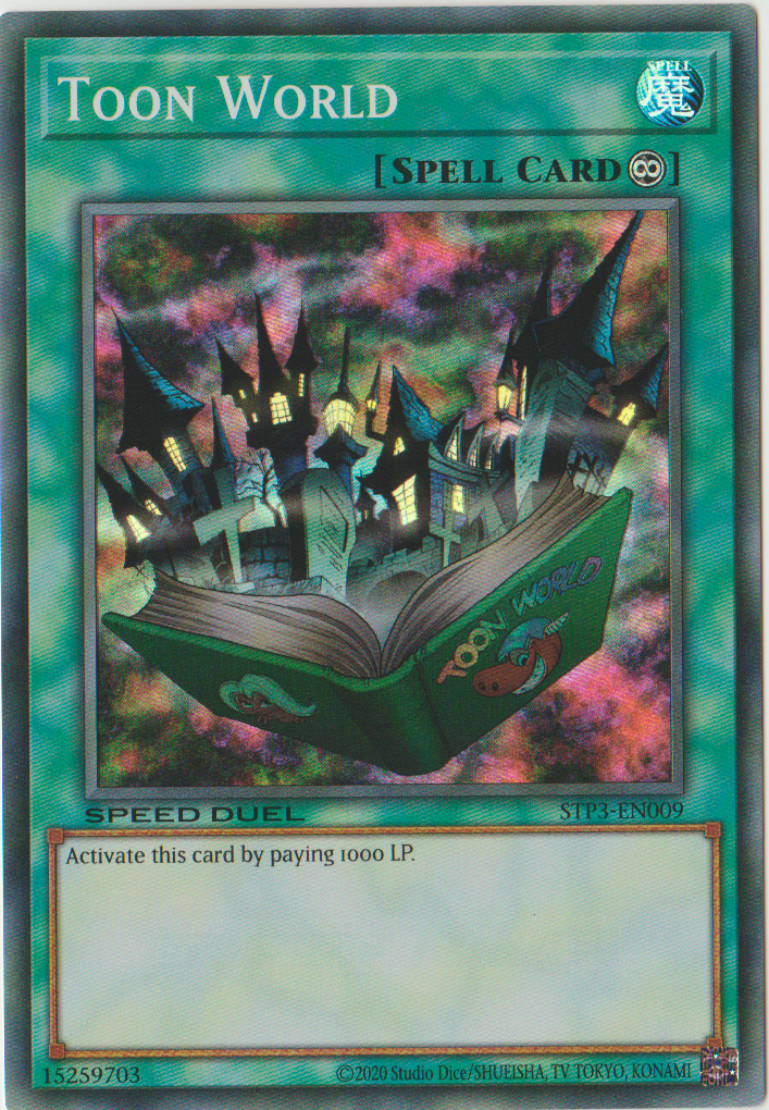 Toon World [STP3-EN009] Super Rare | The CG Realm