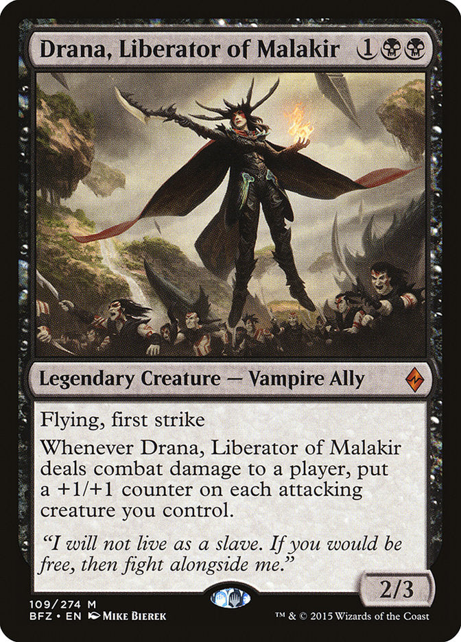 Drana, Liberator of Malakir [Battle for Zendikar] | The CG Realm