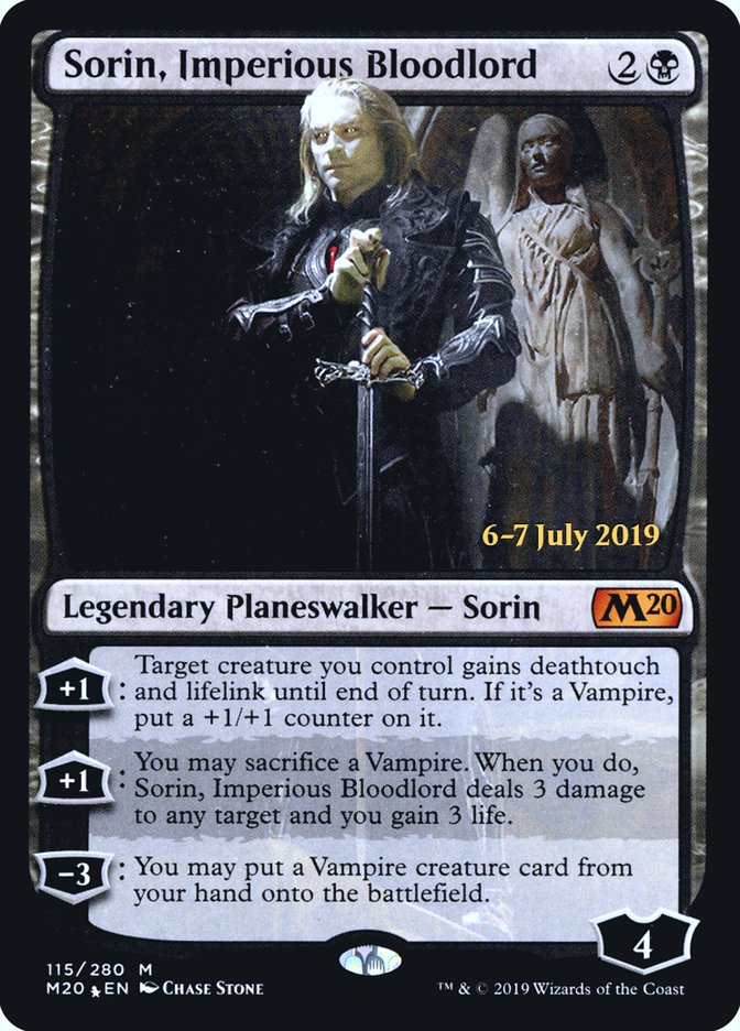 Sorin, Imperious Bloodlord [Core Set 2020 Prerelease Promos] | The CG Realm
