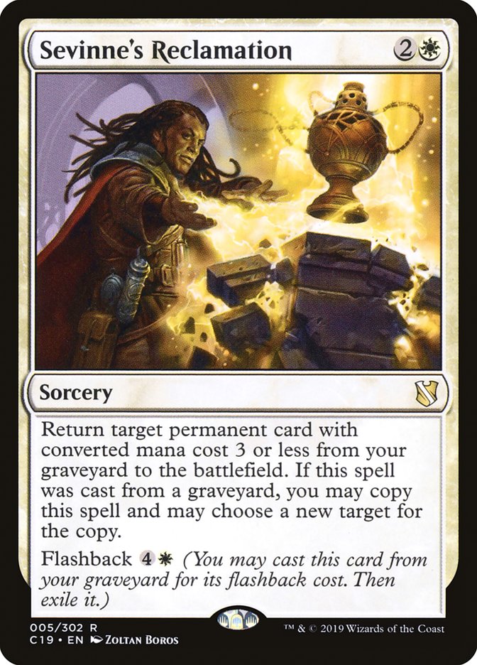 Sevinne's Reclamation [Commander 2019] | The CG Realm