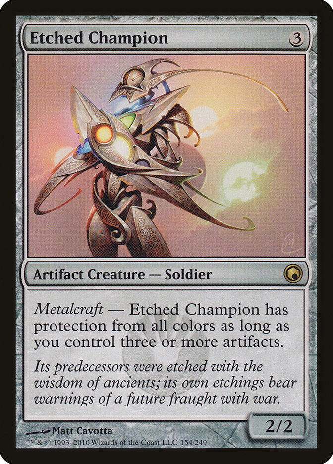 Etched Champion [Scars of Mirrodin] | The CG Realm